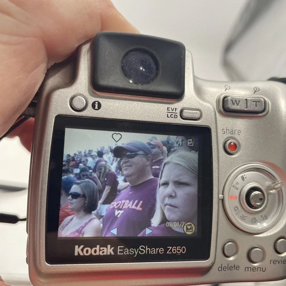 Kodak EasyShare Z650 6MP Digital Camera 10x Zoom+Battery+SD Car-TESTED